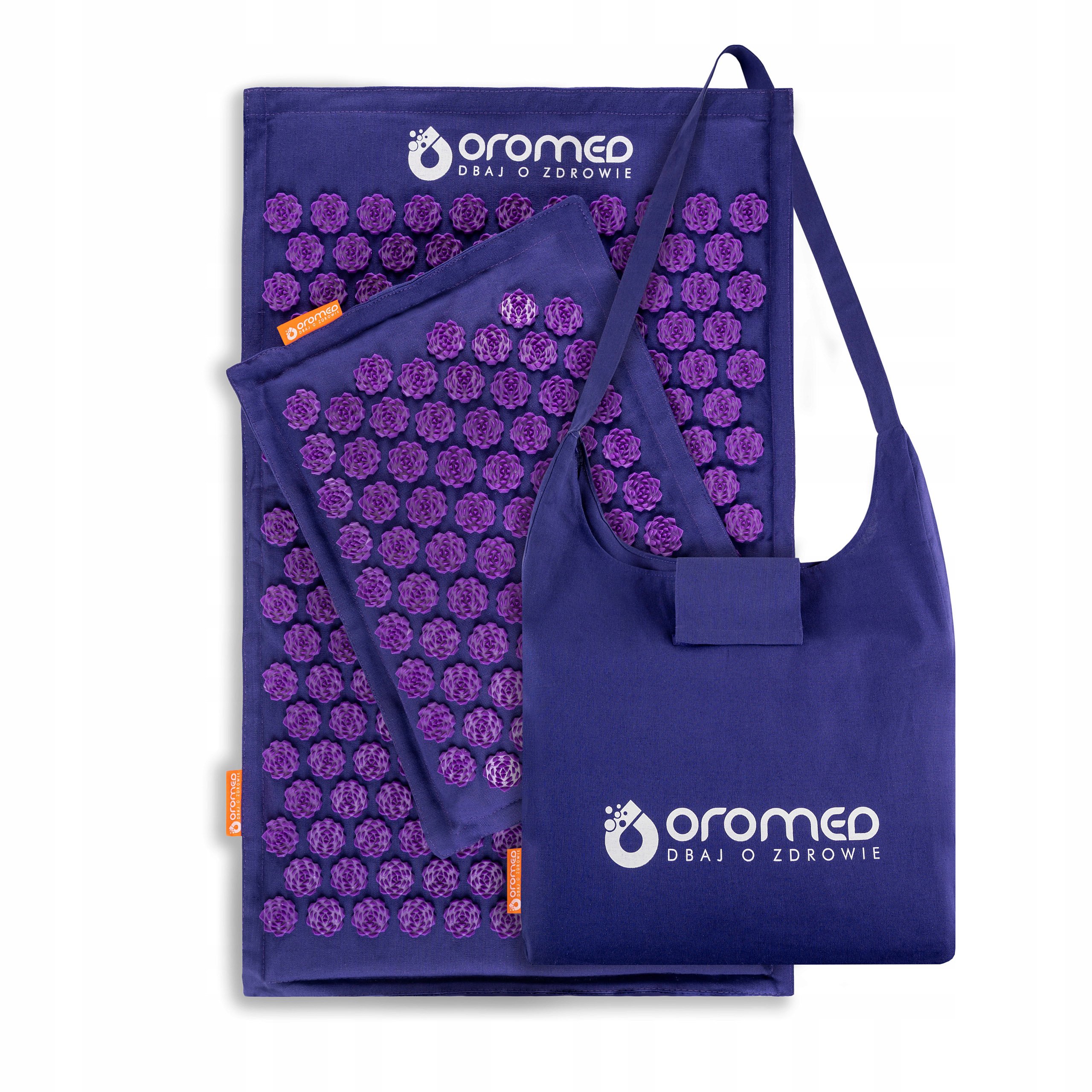 Masažinis kilimėlis Acupressure mat ORO-HEALTH, colour purple