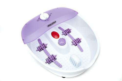 Masažuoklis Mesko Foot massager MS 2152 Number of accessories included 3, White/Purple
