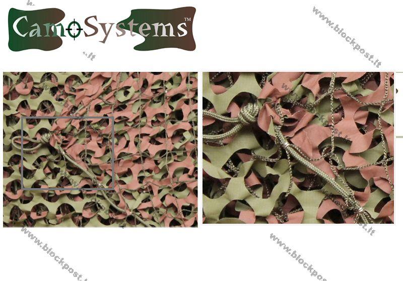 Tinklas maskuojantis Camosystems Basic Military Style 6 x 6 m .