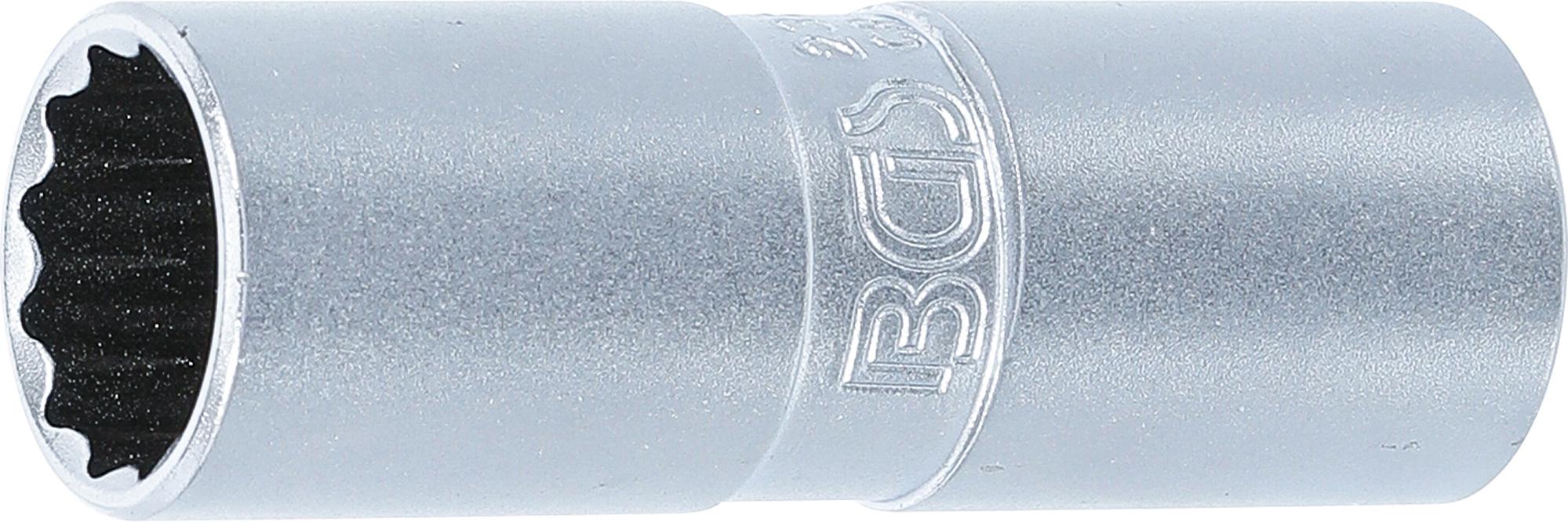 Galvutė žvakėms su guminiu laikikliu, 12 kampų | 12,5 mm (1/2") | 16 mm (2385)