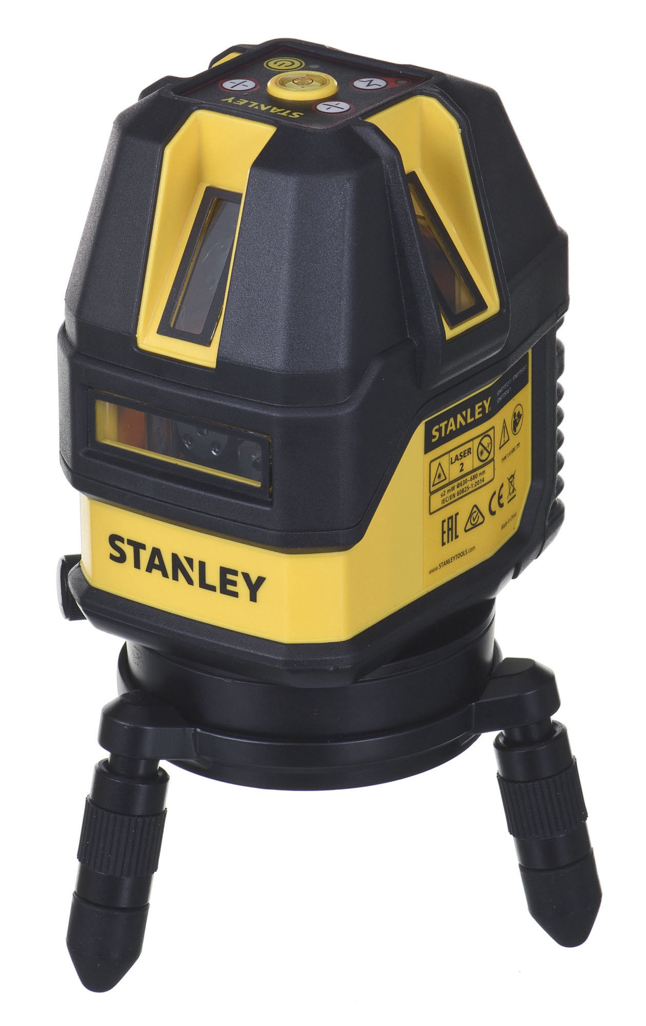 Kryžminis lazerinis nivelyras Stanley Multi-line 4V1H STHT77514-1, raudonas