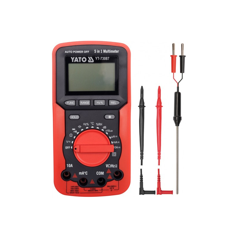YT-73087 YATO 5-in-1 skaitmeninis matuoklis 73087