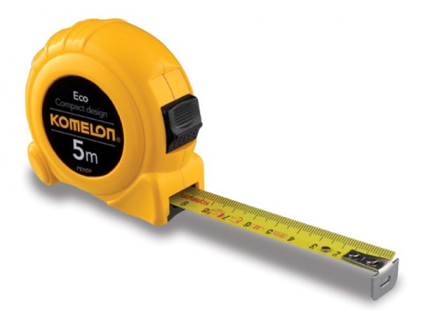 Ruletė 8 m x 25 mm Eco Komelon