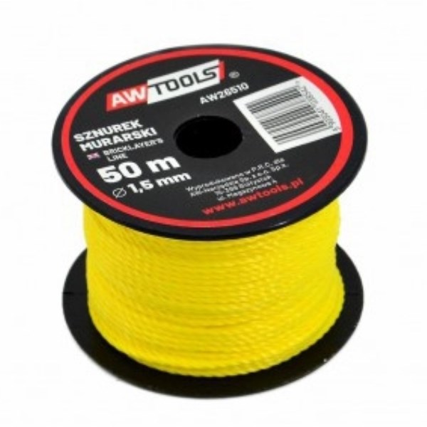 Virvė mūrininko 1,5 mm 50 m AWTools