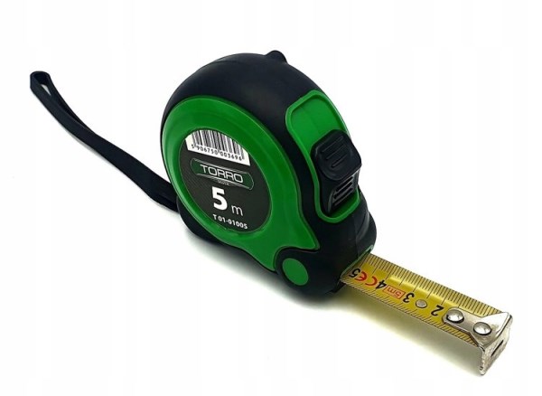 Ruletė 5 m x 19 mm gumuota Torro