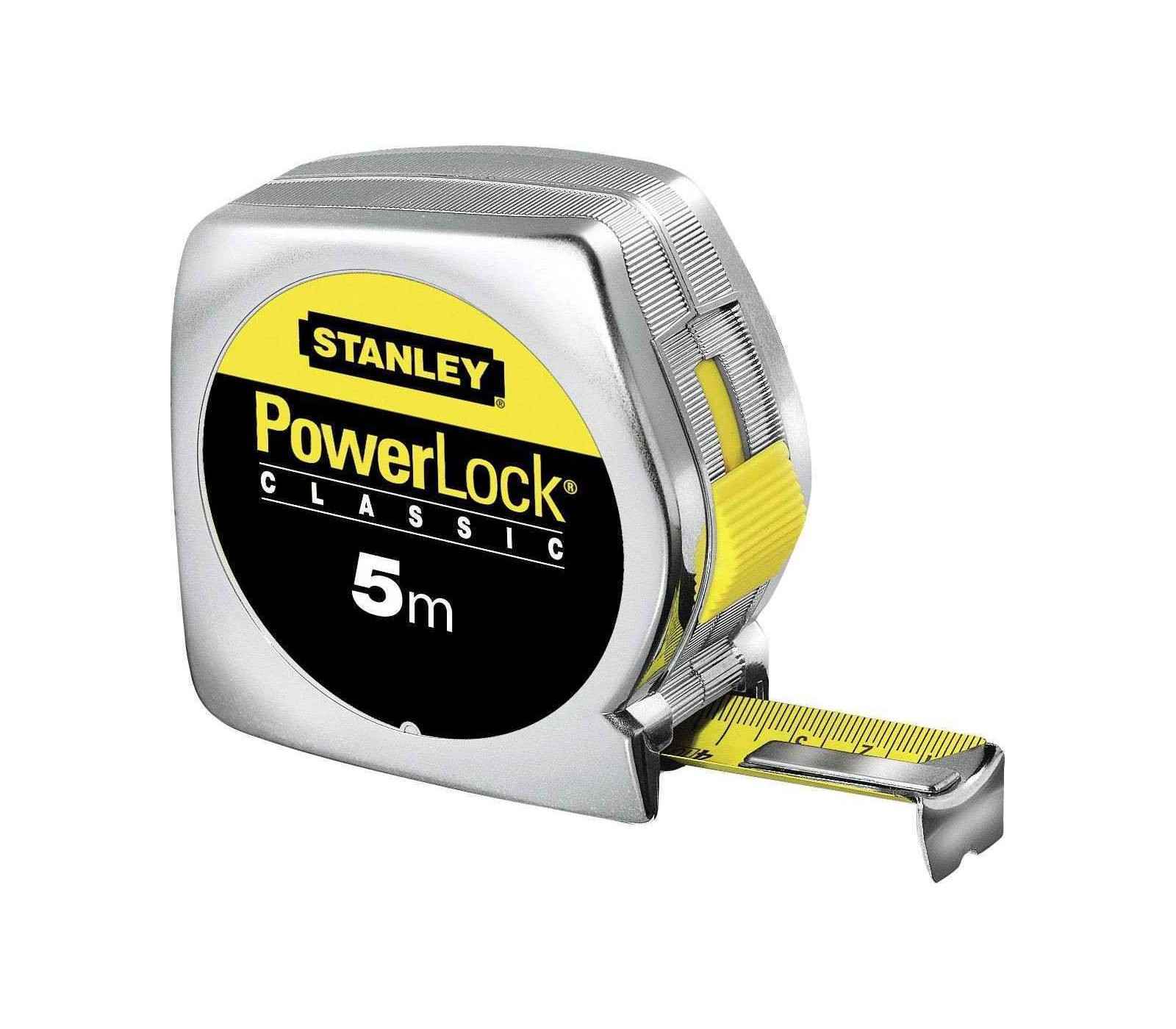 Stanley Bandmass Powerlock PVC matavimo ruletė (1-33-194), 5 m, 19 mm