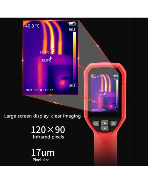 Infraraudonųjų spindulių termovizorius UTi120S PCB grandinės pramoninis