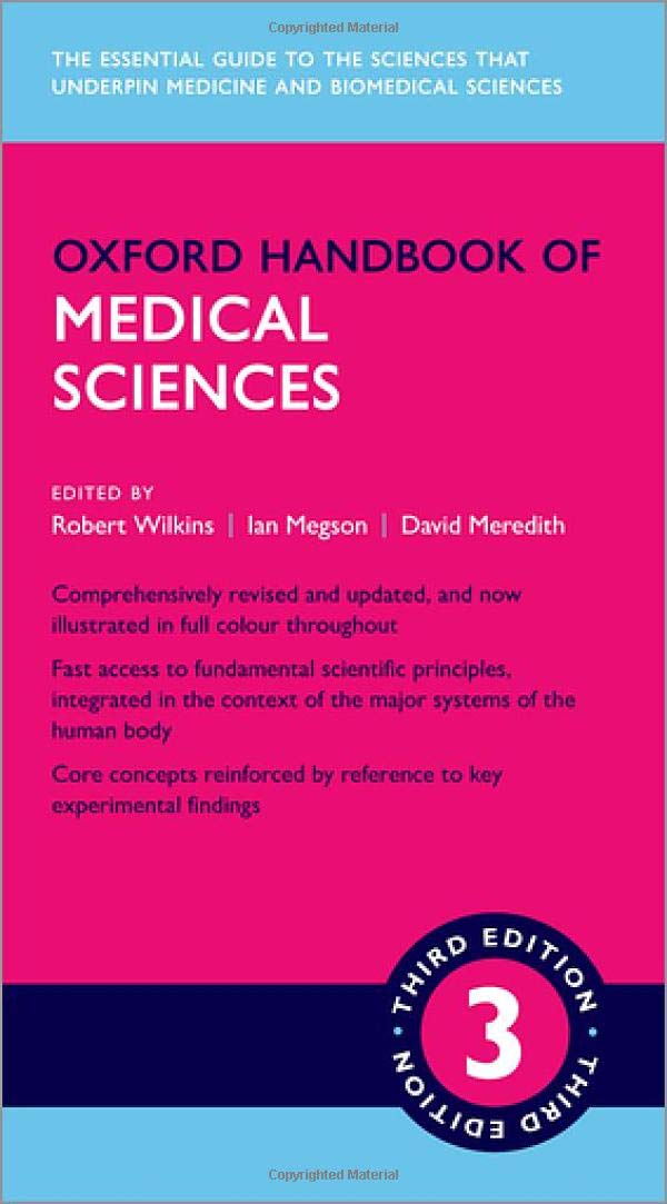 Oxford Handbook of Medical Sciences (Oxford Medical Handbooks) 3rd Edition