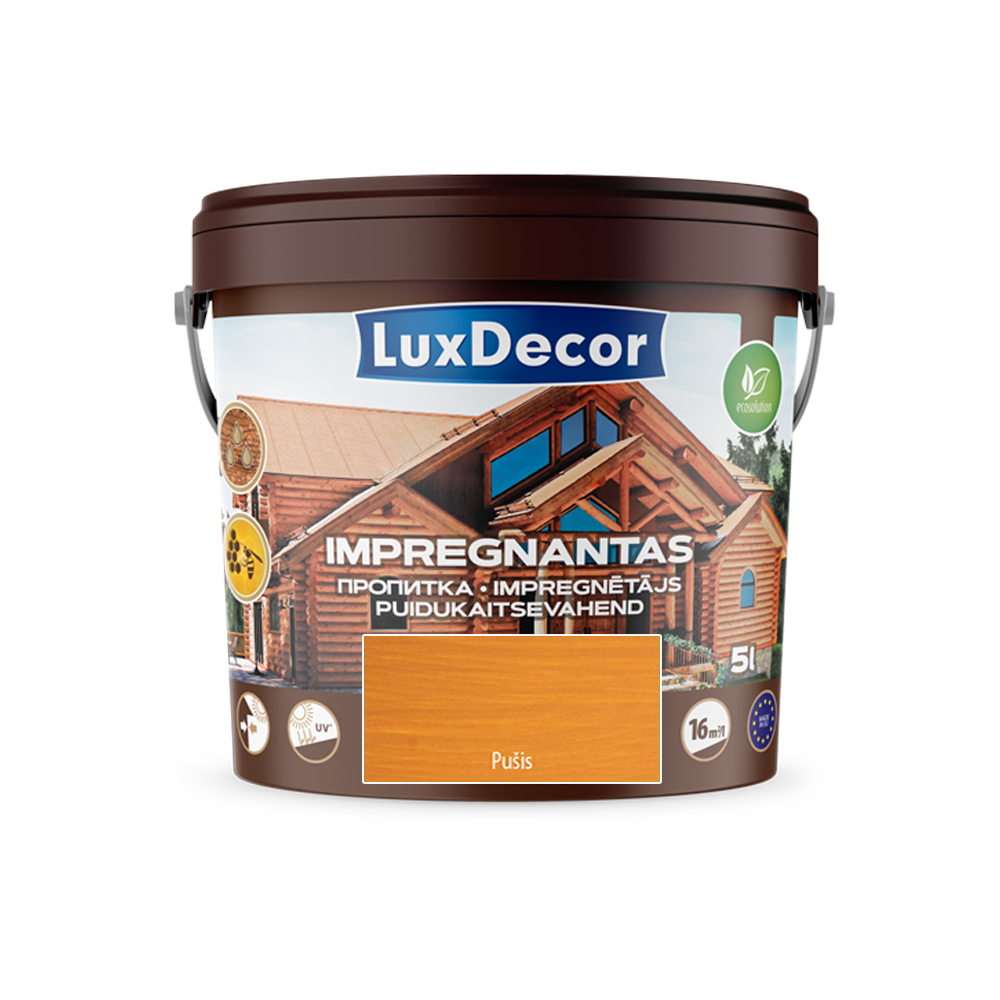 Medienos impregnantas LUXDECOR, pušies sp., 5 l