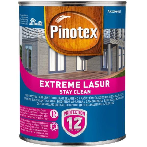 Medienos lazūra PINOTEX EXTREME LASUR, tikmedžio sp., 1 l