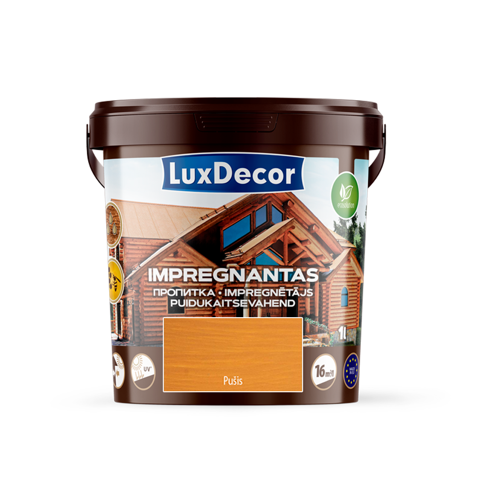 Medienos impregnantas LUXDECOR, pušies sp., 1 l