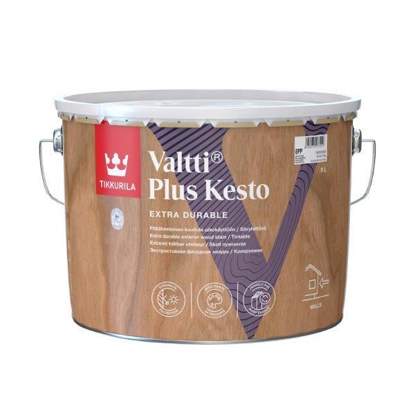 Medienos dažyvė TIKKURILA VALTTI PLUS KESTO, EPP bazė, 9 l