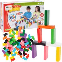 Medinės domino kaladėlės 100 vnt. - Dėlionė