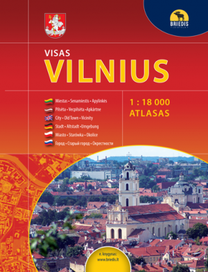 Visas Vilnius 1:18000 atlasas