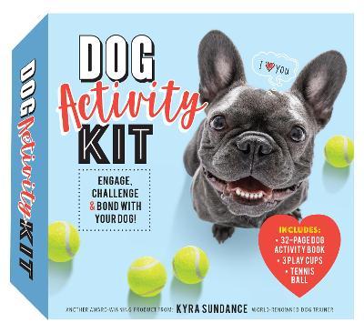 Dog Activity Kit: Activity Boo k, 3 Play Cups, Tennis Ball