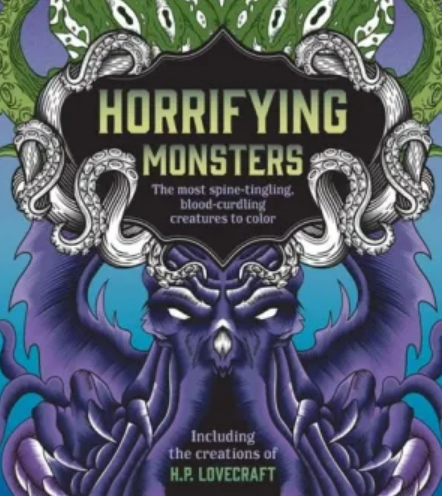 Horrifying Monsters Colouring Book