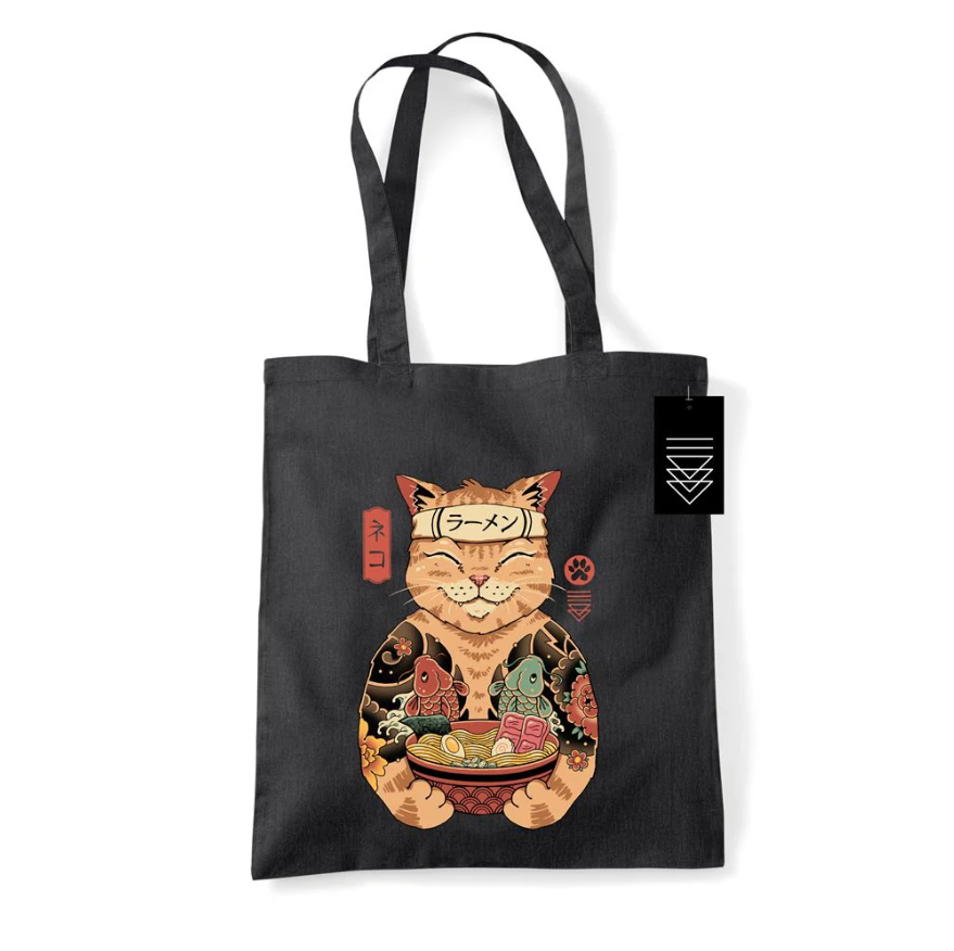 Vincent Trinidad (Catana Ramen ) Black Tote Bag