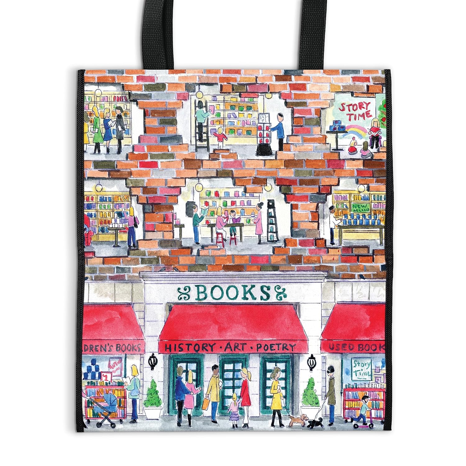 Bookstore Reusable Shopping Bag