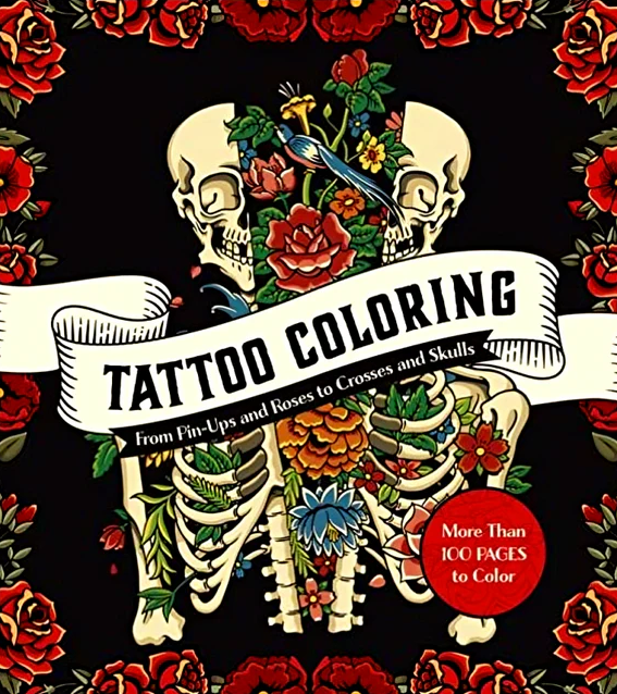 Tattoo Colouring Book