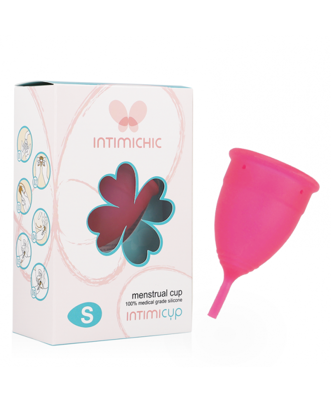 INTIMICHIC - MENSTRUAL CUP MEDICAL GRADE SILICONE SIZE S : Dydis - L