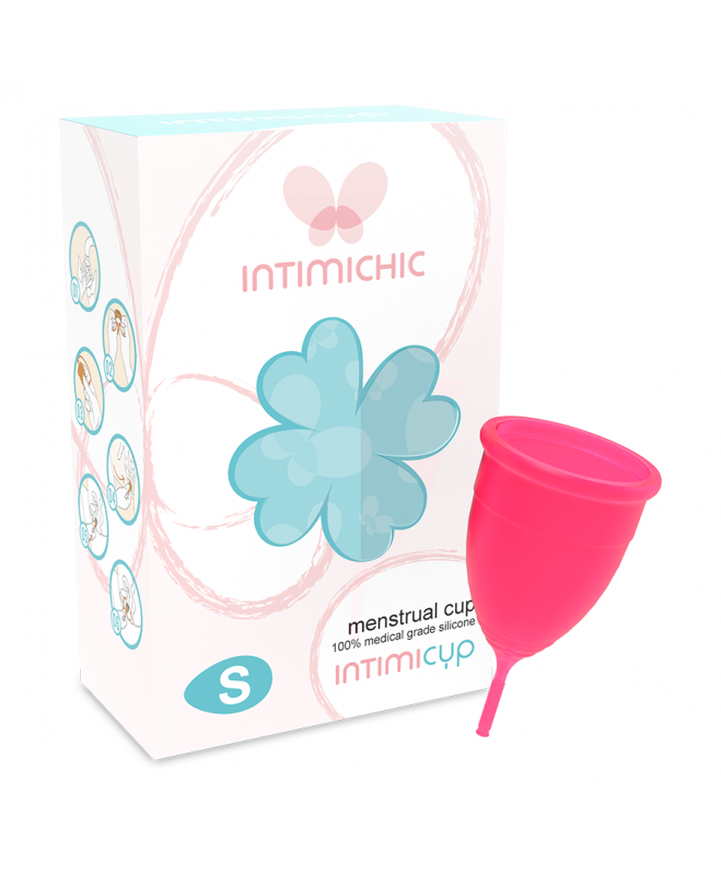 INTIMICHIC MENSTRUAL CUP MEDICAL GRADE SILICONE SIZE S