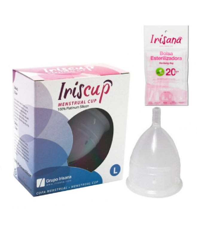 IRISCUP - LARGE PINK MONTH CUP