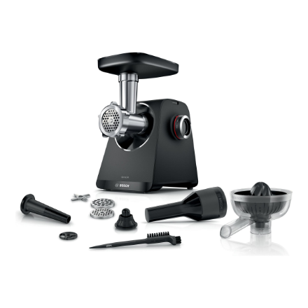 Mėsmalė Bosch Food Mincer  MFWS430B  Black  Number of speeds 2  Throughput (kg/min) 2.5