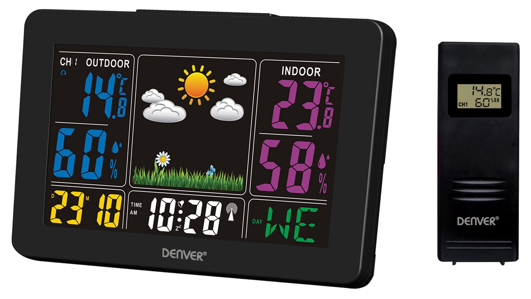 Meteorologinė stotelė Denver WS-540 black