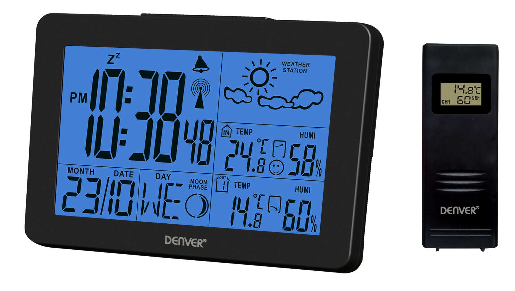 Meteorologinė stotelė Denver WS-530 black