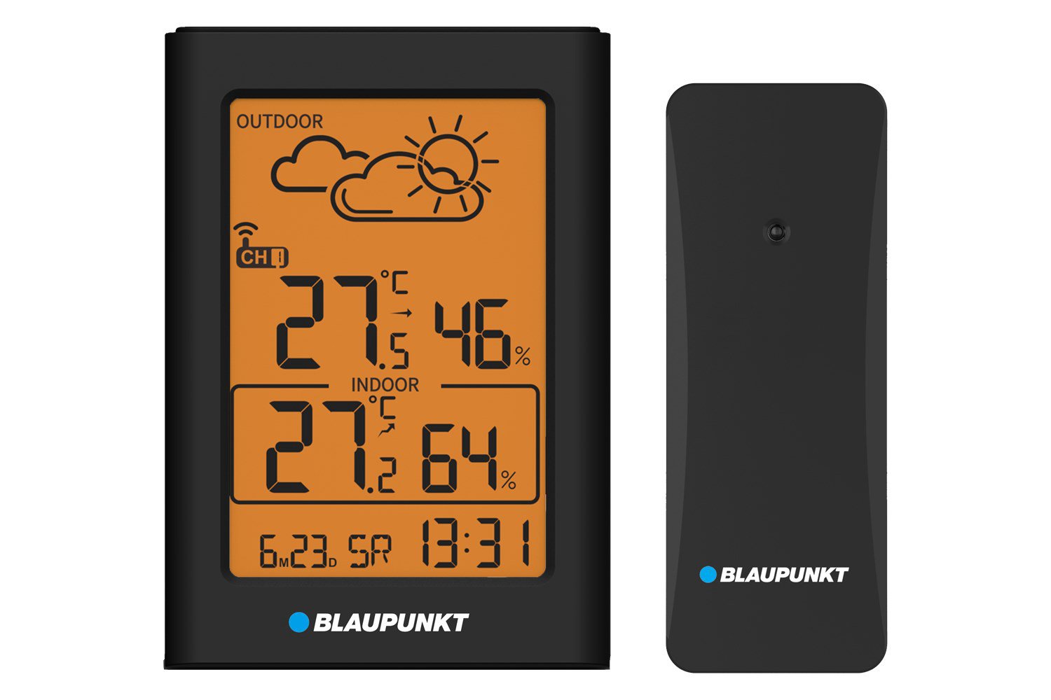 „Blaupunkt“ orų stotis WS15BK juoda