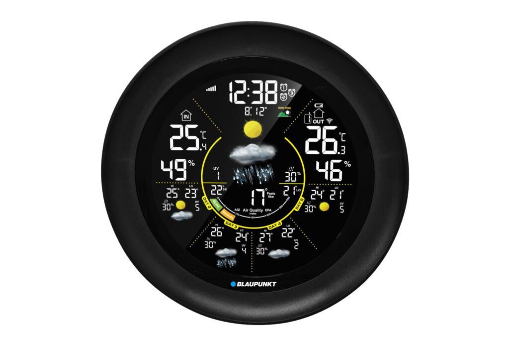 „Blaupunkt“ WS65BK APP orų stotis juoda