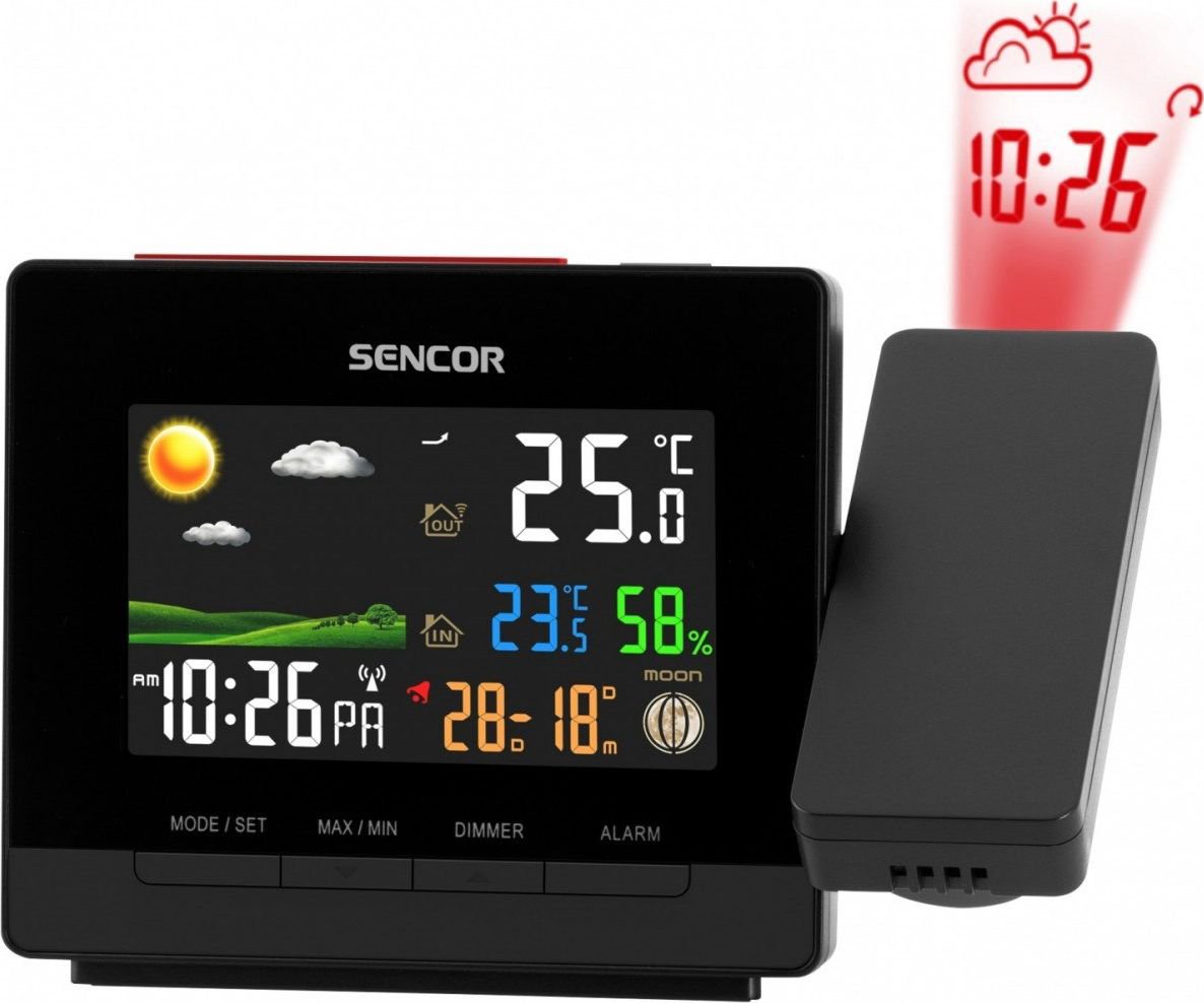 Weather station Sencor with SWS 5400 projector
