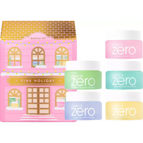 Banila Co Clean It Zero Pink Wonderland Cleansing Mini Set Veido valymo rinkinys, 5x7ml