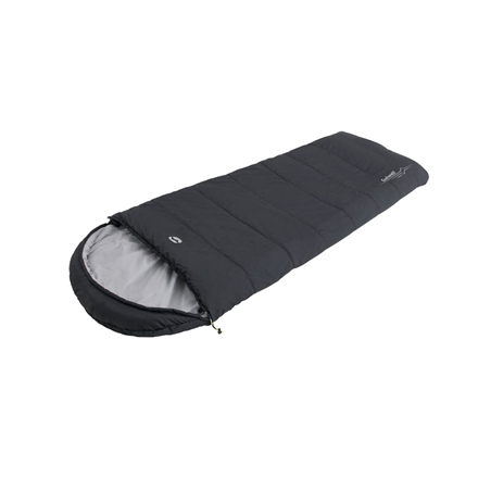 Vienguliai Outwell Campion Black  Sleeping Bag  -10/8 °C  2 way open - auto lock, L-shape