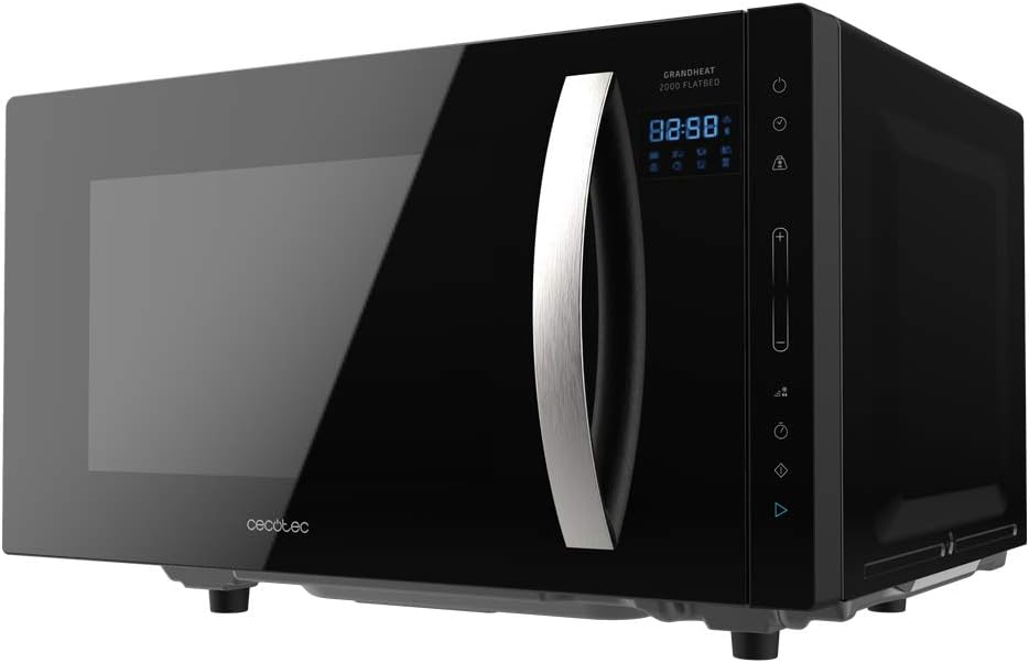 Mikrobangų krosnelė Cecotec GrandHeat 2300 Flatbed Touch, laisvai pastatoma, 23 L, 800 W, juoda