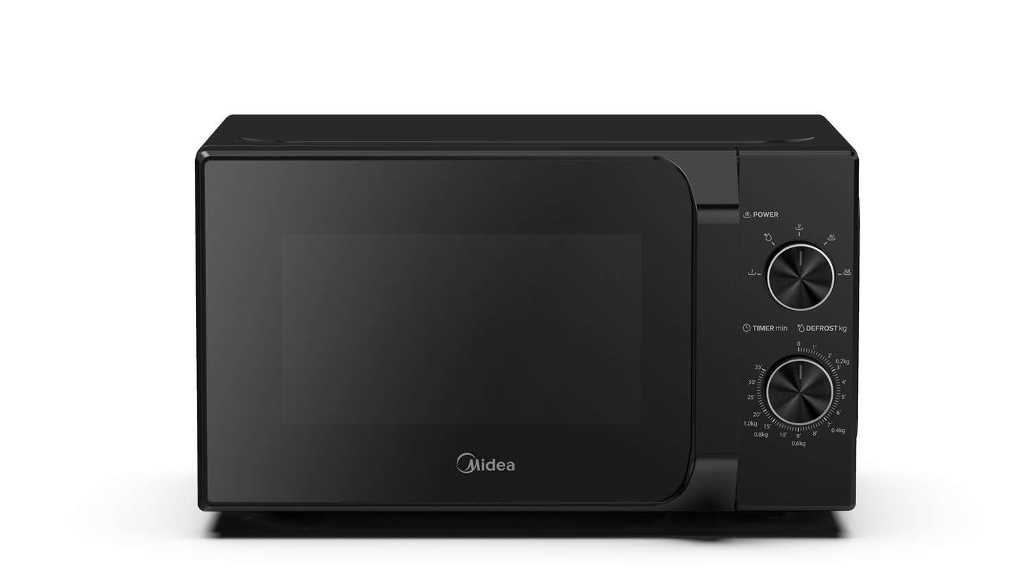 Mikrobangų krosnelė Midea MM20CF2EBK, laisvai pastatoma, 20 L, 700 W, juoda