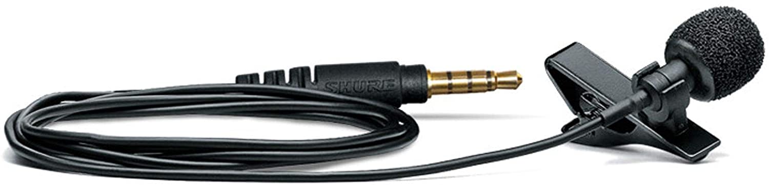 Shure MVL Lavalier Microphone for Smartphone or Tablet | Shure