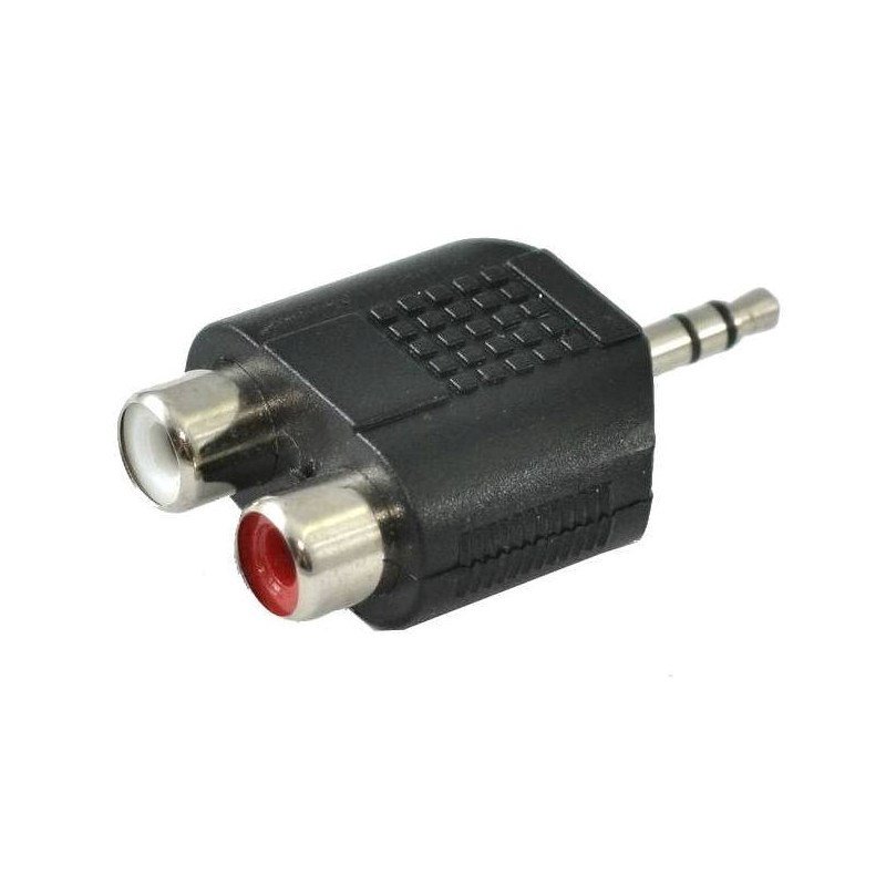 SSQ HA6 - Adapteris, 2 x  RCA jungtis - 3,5 mm stereofoninis lizdas