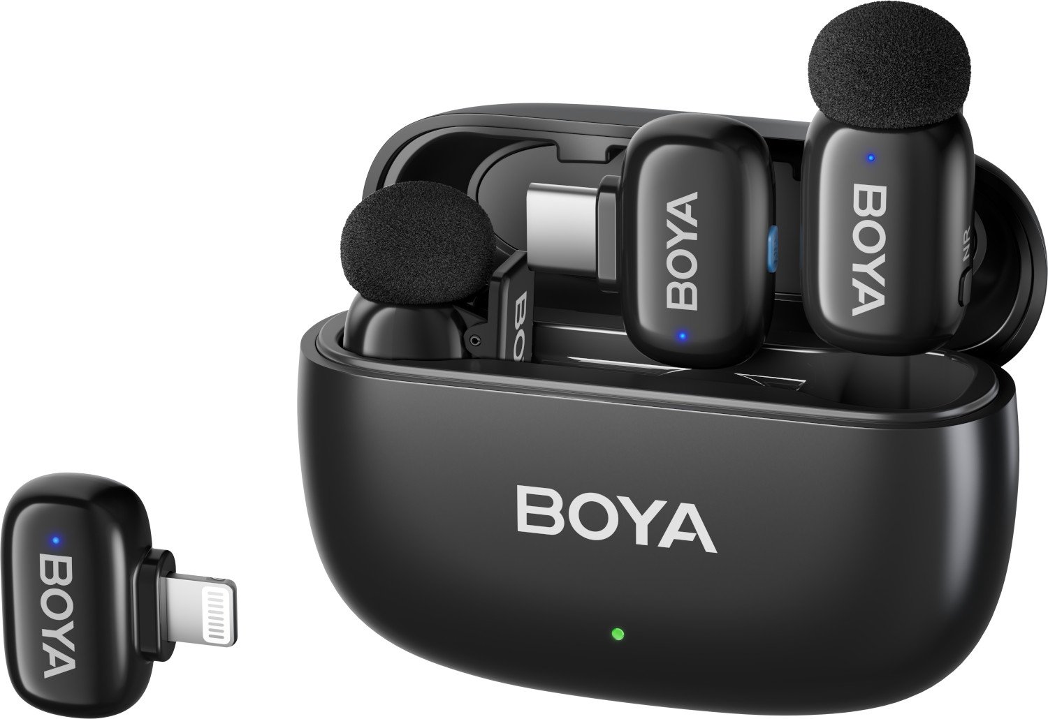 Boya wireless microphone mini-12 Lightning/USB-C, black