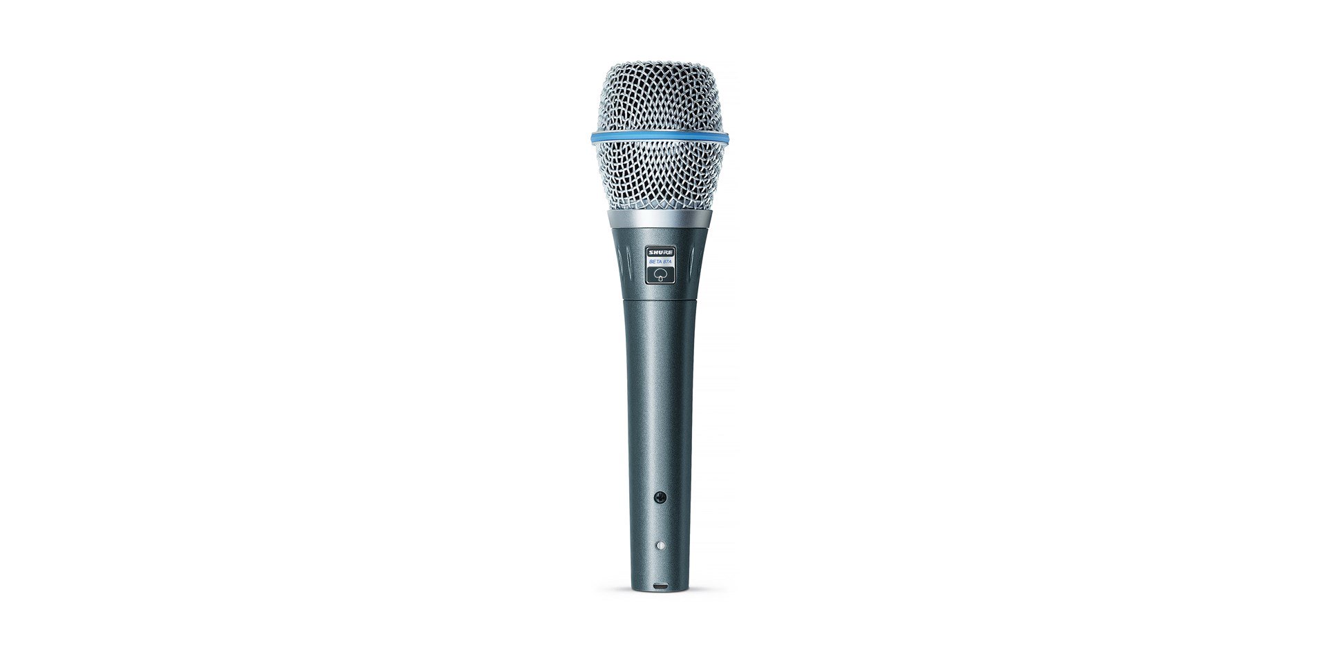 Shure BETA 87A Juoda Studijos mikrofonas