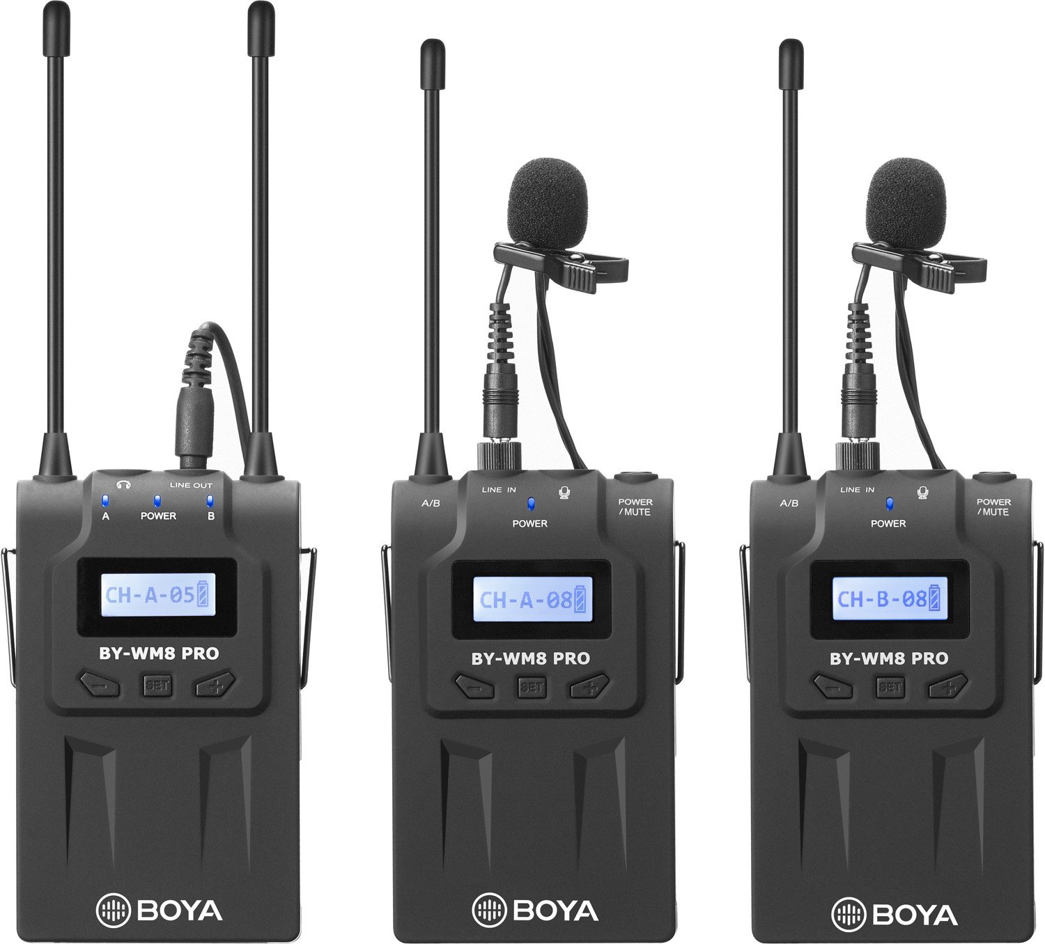 Mikrofonas Boya BY-WM8 Pro-K2 UHF Wireless