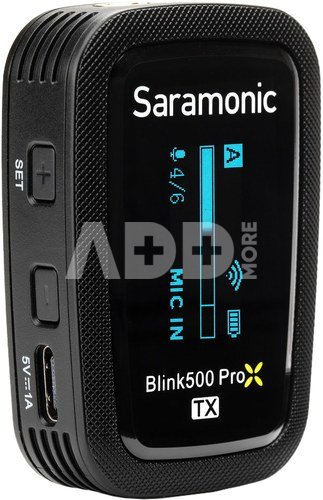 Saramonic Blink 500 ProX TX Transmitter Including furry windscreen, SR-M1 Lavalier Microphone