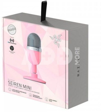 Razer Condenser Streaming Microphone Seiren Mini Quartz Pink