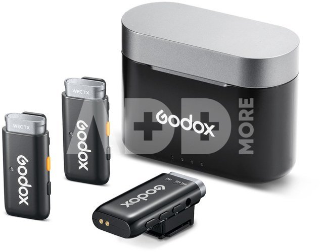 Godox WEC S Kit2 2.4 GHz Wireless Microphone System Sony