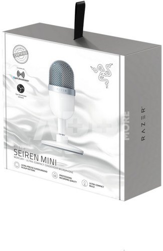 Razer Condenser Streaming Microphone Seiren Mini Mercury White