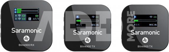 Saramonic Blink 900 B2 Wireless Microphone System (2 TX + 1 RX)