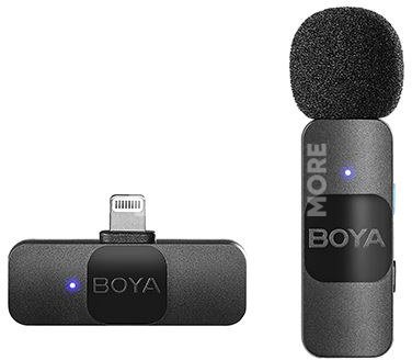 Boya Ultra Compact Wireless Microphone BY-V1 for iOS