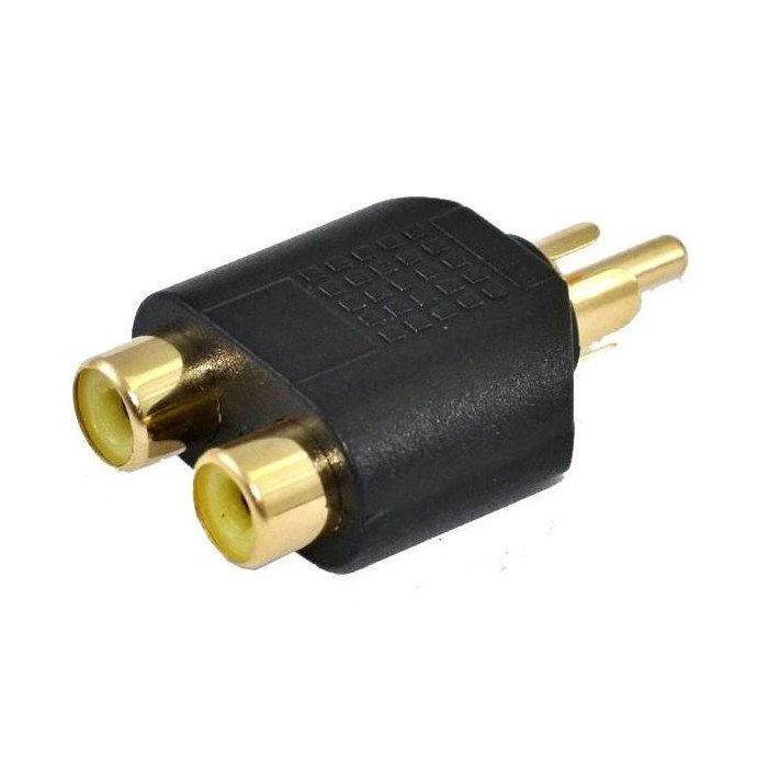 SSQ HA10 - Adapteris 2 x RCA lizdas - RCA kištukas