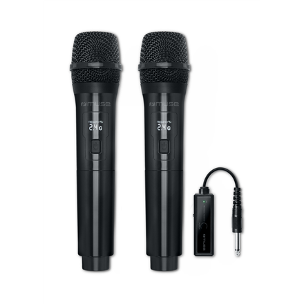 Mikrofonas Muse  Pack 2 Wireless Microphones  MC-50 WI  Black