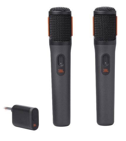 Mikrofonų rinkinys JBL belaidis, galima naudoti ir su 6.35mm laidu